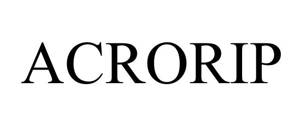 Trademark Logo ACRORIP