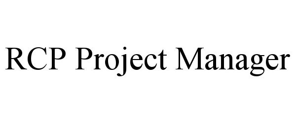  RCP PROJECT MANAGER