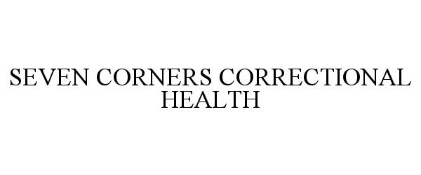  SEVEN CORNERS CORRECTIONAL HEALTH