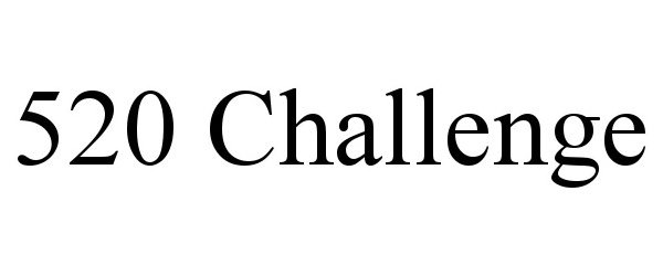 Trademark Logo 520 CHALLENGE