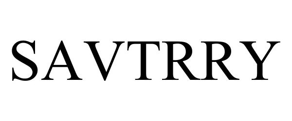 Trademark Logo SAVTRRY