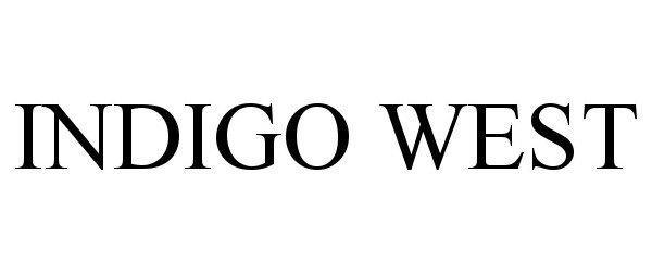 Trademark Logo INDIGO WEST