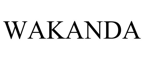 Trademark Logo WAKANDA