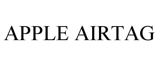 Trademark Logo APPLE AIRTAG