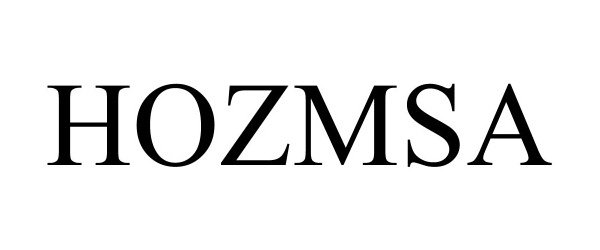 Trademark Logo HOZMSA
