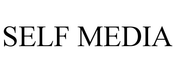 Trademark Logo SELF MEDIA