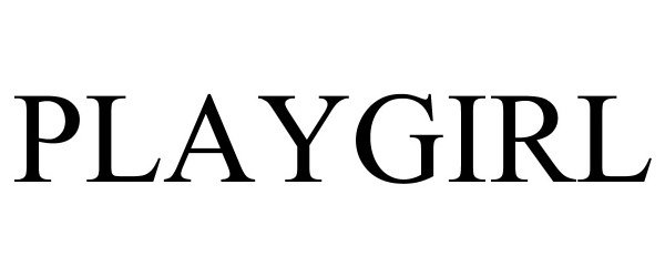 Trademark Logo PLAYGIRL
