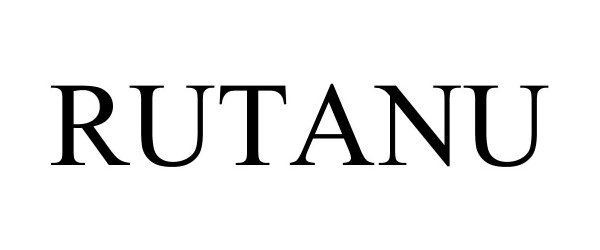 Trademark Logo RUTANU
