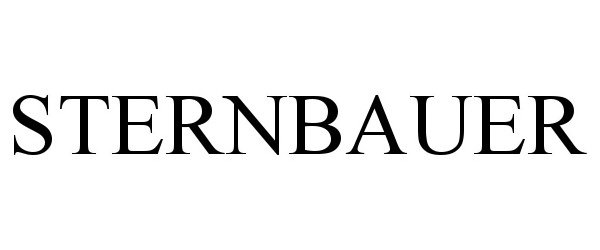 Trademark Logo STERNBAUER