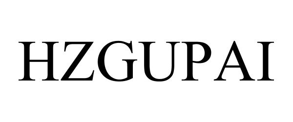 Trademark Logo HZGUPAI