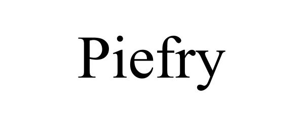 Trademark Logo PIEFRY