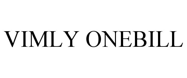 Trademark Logo VIMLY ONEBILL