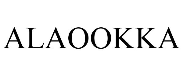 Trademark Logo ALAOOKKA
