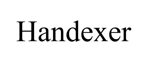 Trademark Logo HANDEXER