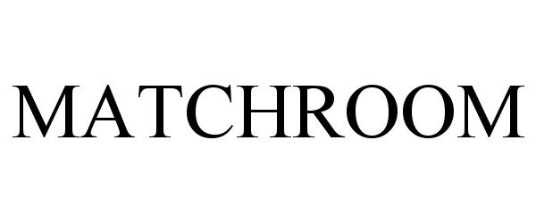 Trademark Logo MATCHROOM