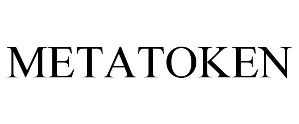 Trademark Logo METATOKEN