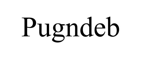 Trademark Logo PUGNDEB