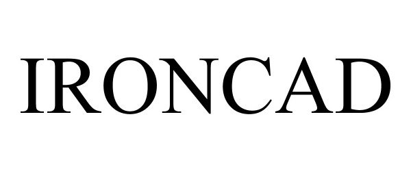Trademark Logo IRONCAD