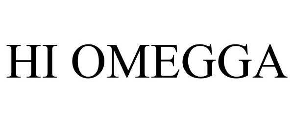 Trademark Logo HI OMEGGA