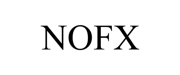 Trademark Logo NOFX