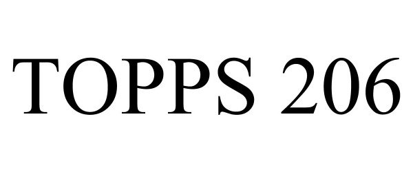 Trademark Logo TOPPS 206