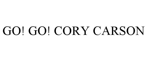  GO! GO! CORY CARSON