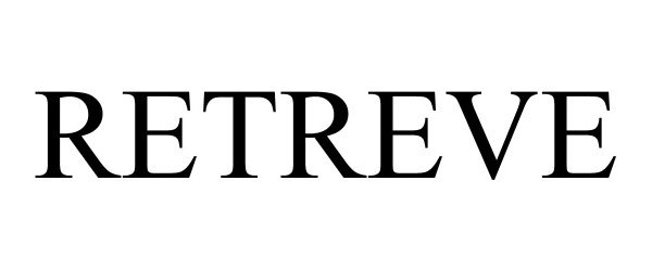 Trademark Logo RETREVE