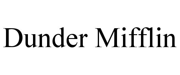 Trademark Logo DUNDER MIFFLIN