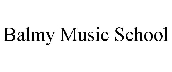 BALMY MUSIC SCHOOL