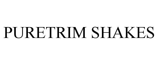Trademark Logo PURETRIM SHAKES
