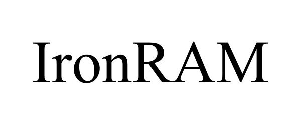 Trademark Logo IRONRAM