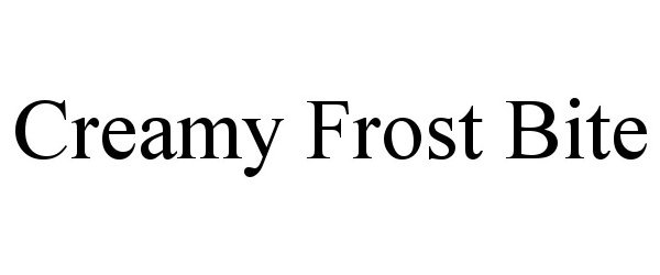  CREAMY FROST BITE