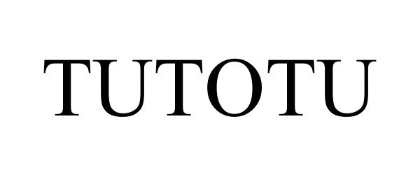 Trademark Logo TUTOTU