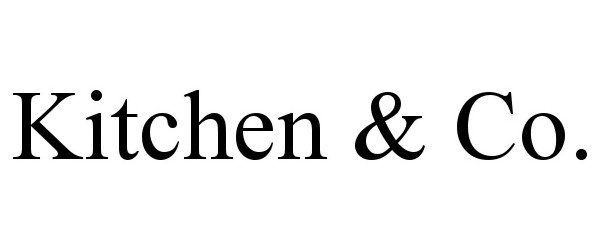 Trademark Logo KITCHEN & CO.