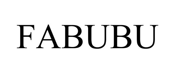 Trademark Logo FABUBU