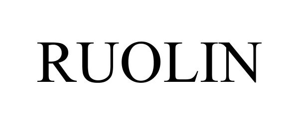 Trademark Logo RUOLIN