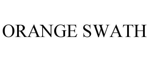  ORANGE SWATH