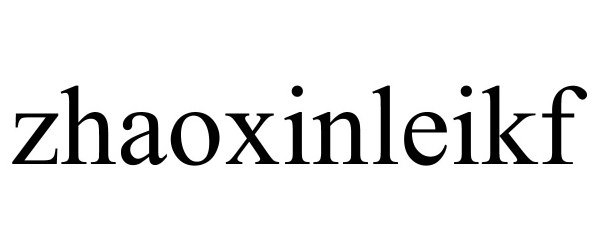 Trademark Logo ZHAOXINLEIKF