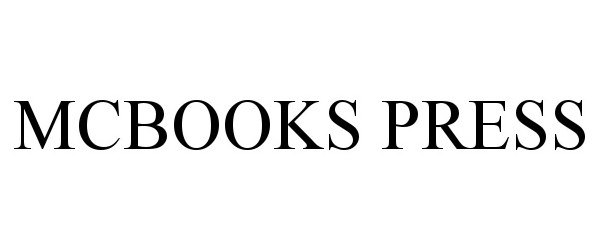 Trademark Logo MCBOOKS PRESS