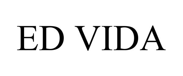 Trademark Logo ED VIDA