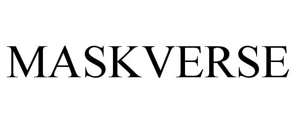 Trademark Logo MASKVERSE