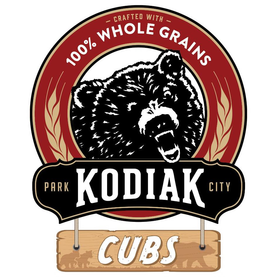  CRAFTED WITH 100% WHOLE GRAINS PARK KODIAK CITY CUBS