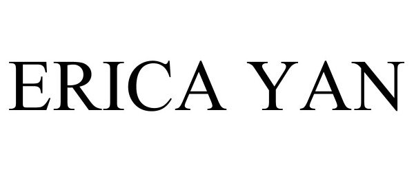 Trademark Logo ERICA YAN