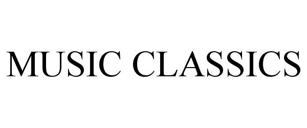 Trademark Logo MUSIC CLASSICS