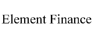  ELEMENT FINANCE