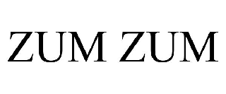 Trademark Logo ZUM ZUM