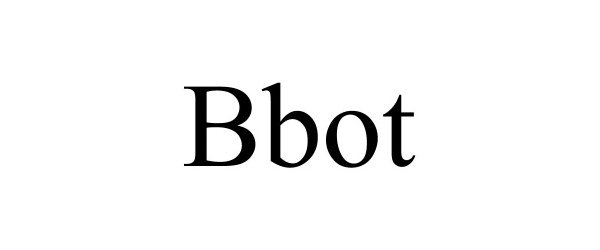 Trademark Logo BBOT