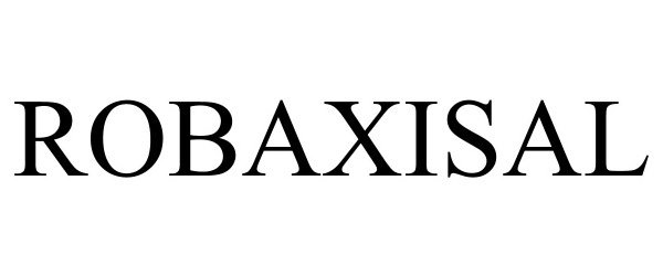 Trademark Logo ROBAXISAL