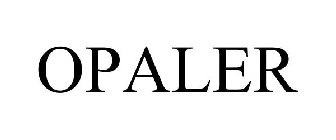 Trademark Logo OPALER