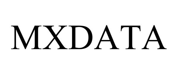 Trademark Logo MXDATA